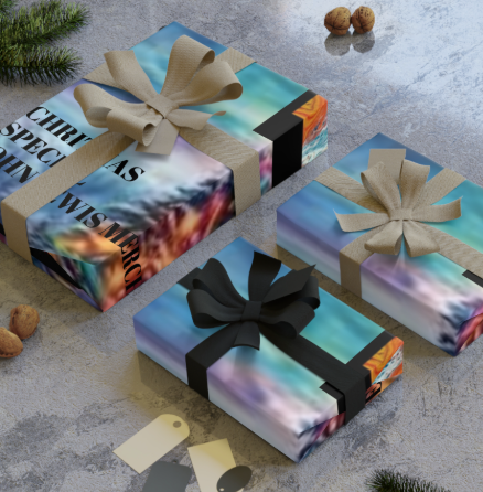 LIMITED EDITTION - JL THEMED GIFT WRAP FOR THR HOLIDAYS.